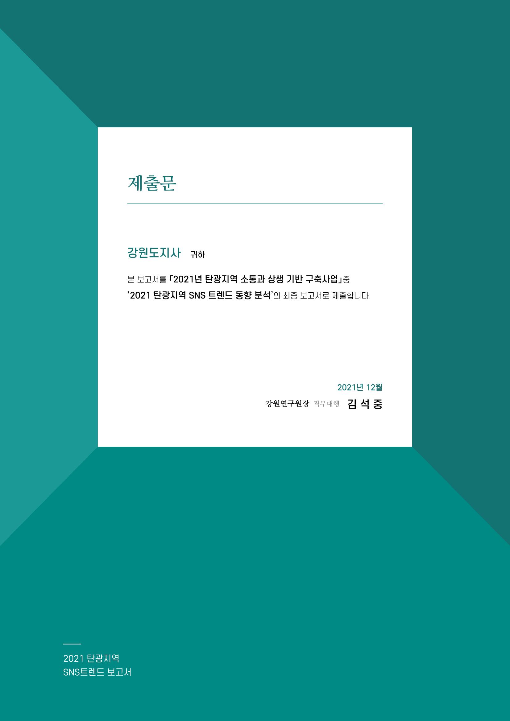 2021 탄광지역 SNS 트렌드 보고서 3페이지