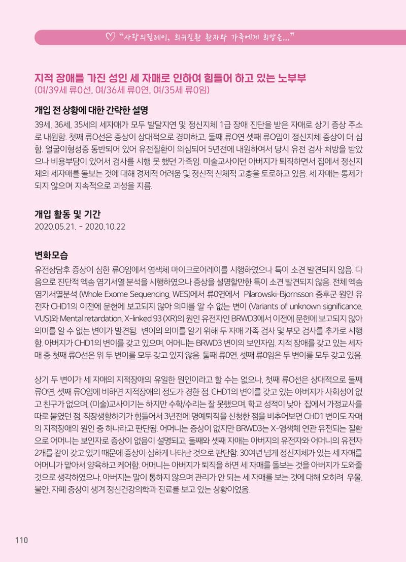2021 AJOUMC Genetic Counseling Seminar & Workshop 110페이지