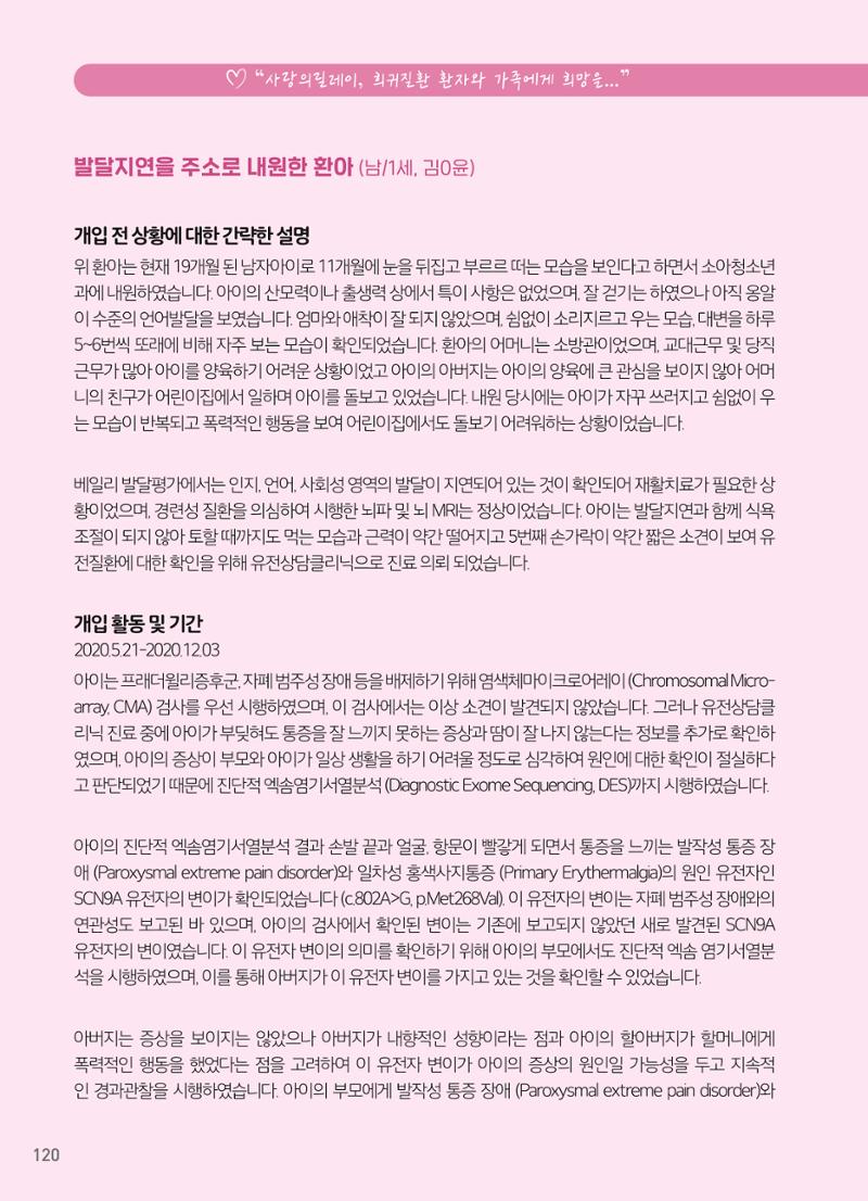 2021 AJOUMC Genetic Counseling Seminar & Workshop 120페이지