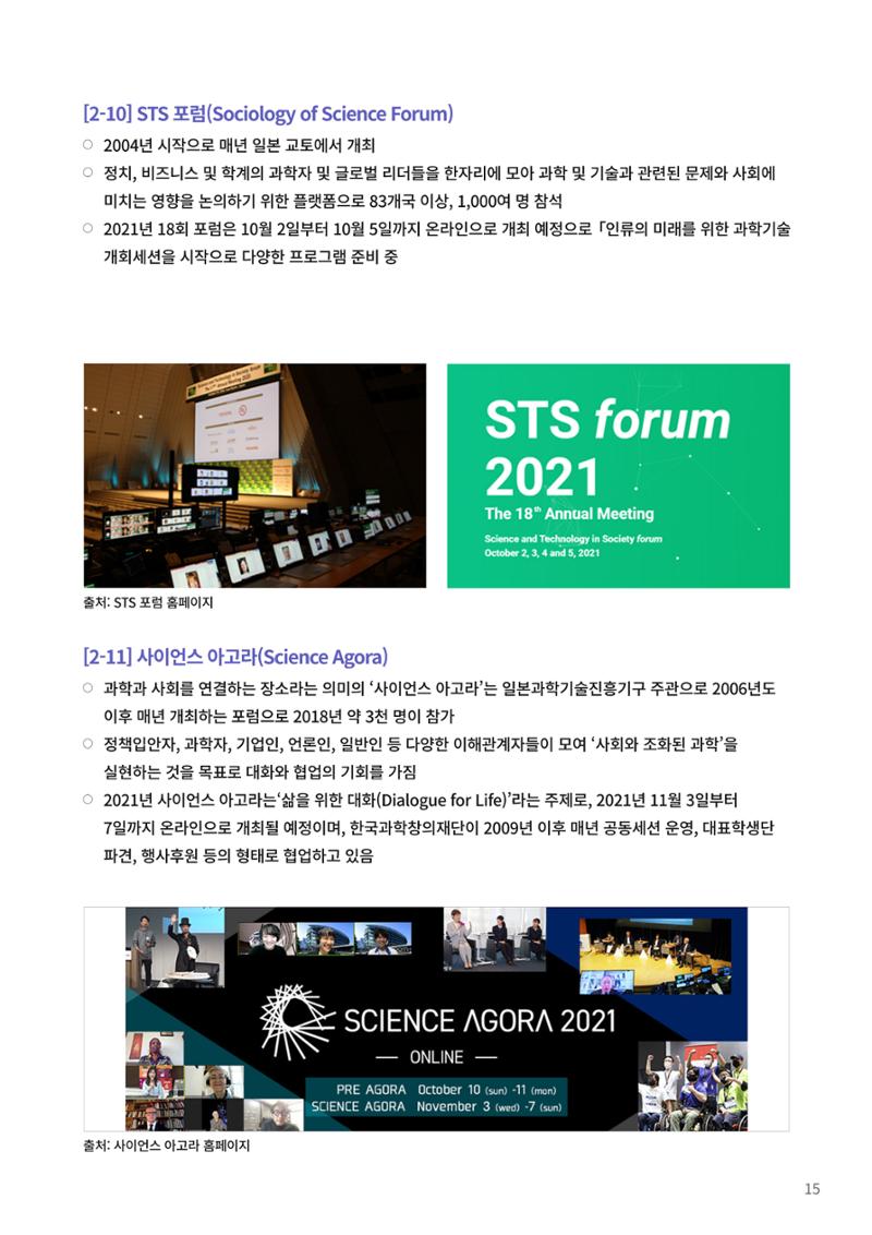 제23호_KOFAC FOCUS_해외 과학축제 및 컨퍼런스 현황 15페이지