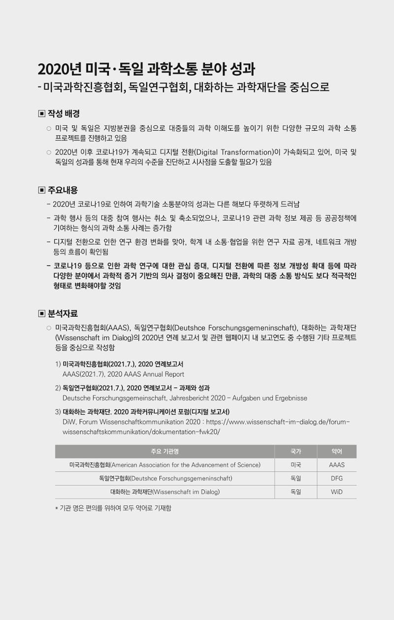 제25호_KOFAC FOCUS_미국독일_과학소통 분야 성과 2페이지