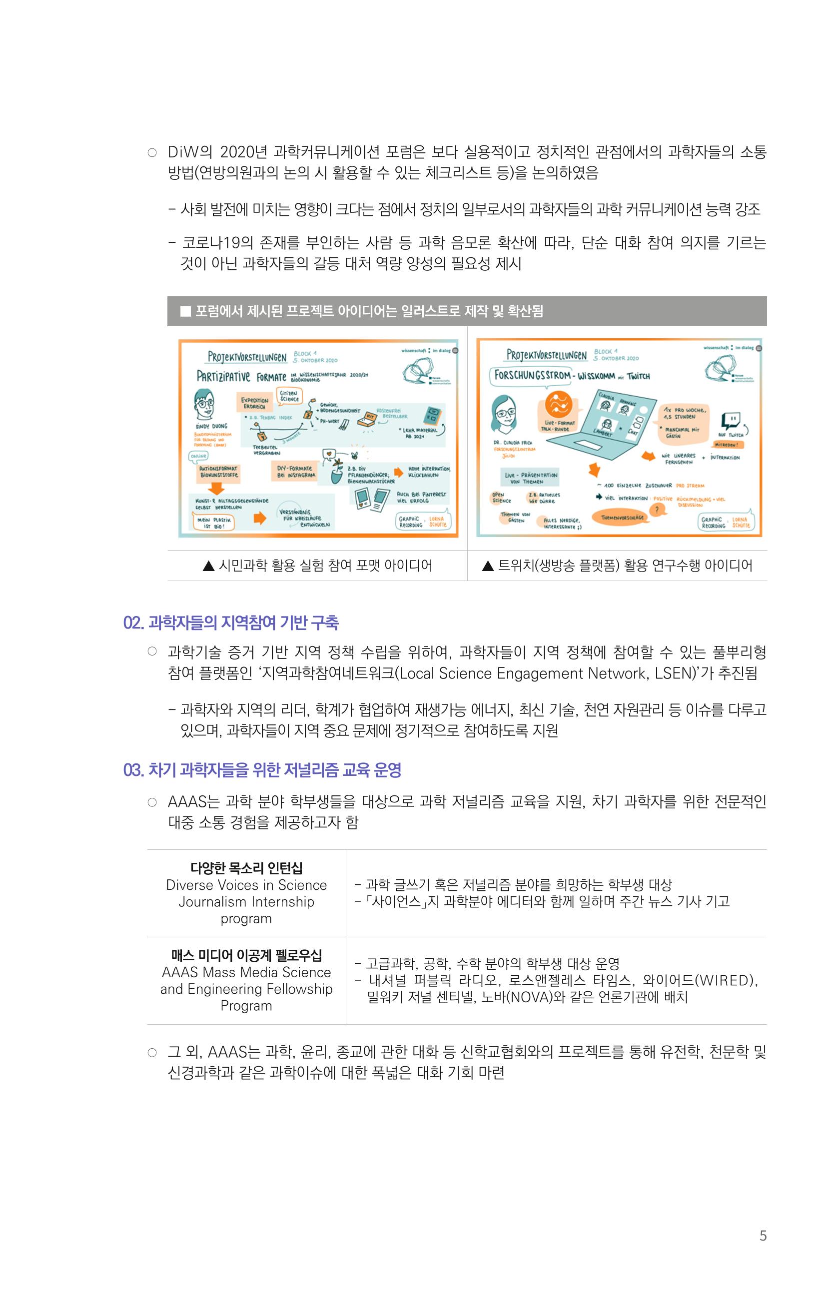 제25호_KOFAC FOCUS_미국독일_과학소통 분야 성과 5페이지