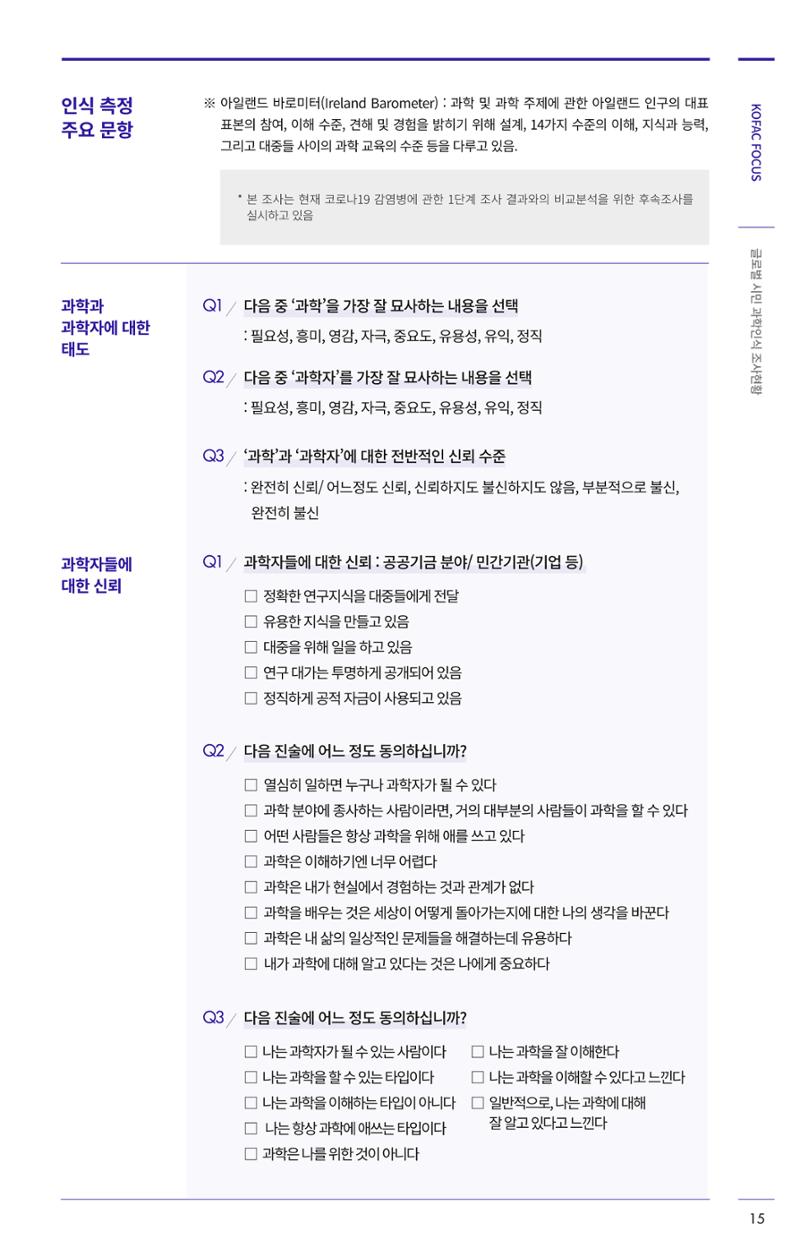 제27호_KOFAC_FOCUS_글로벌시민_과학인식_조사현황 15페이지