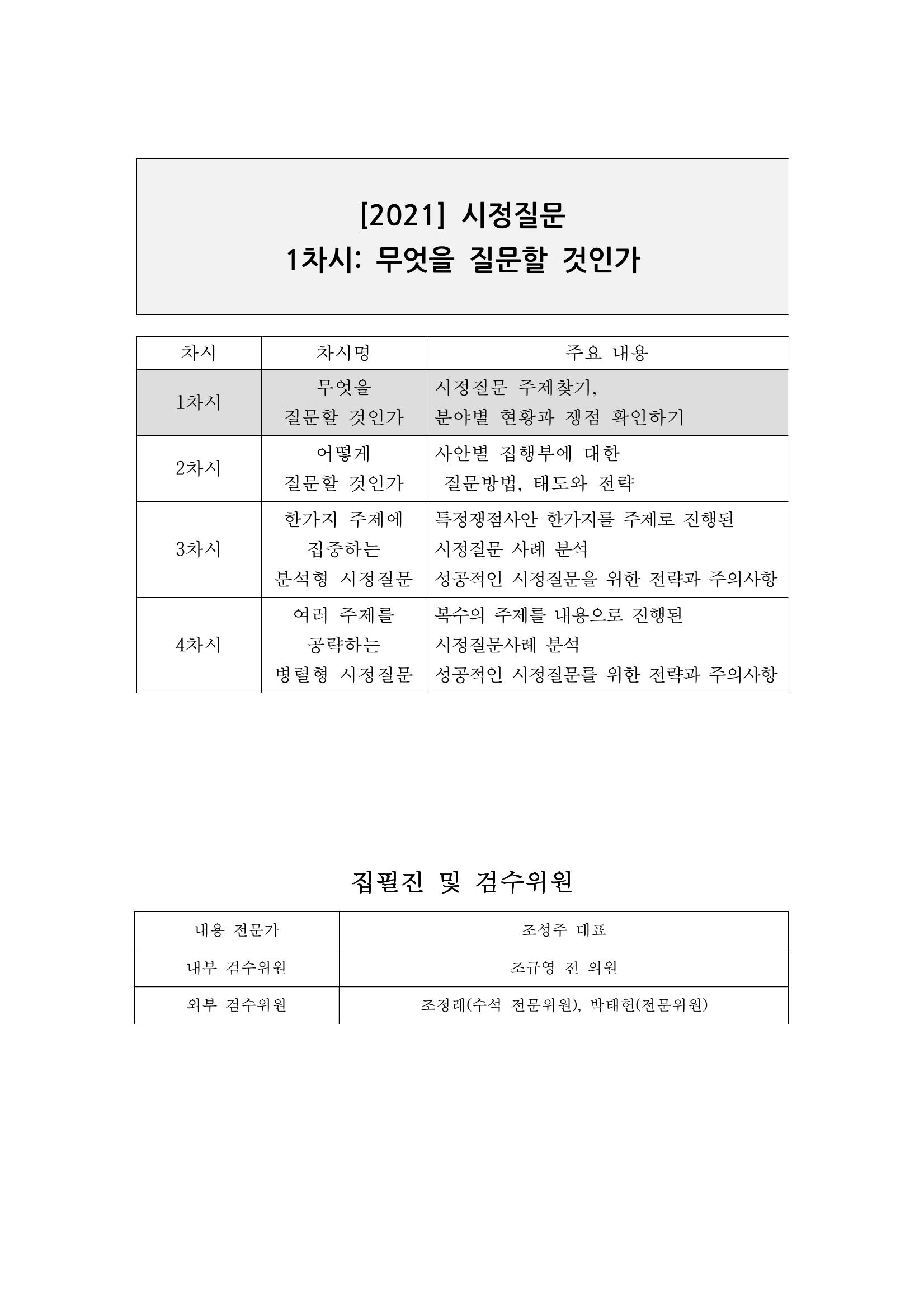 시정질문1_시정질문어떻게할것인가 1페이지