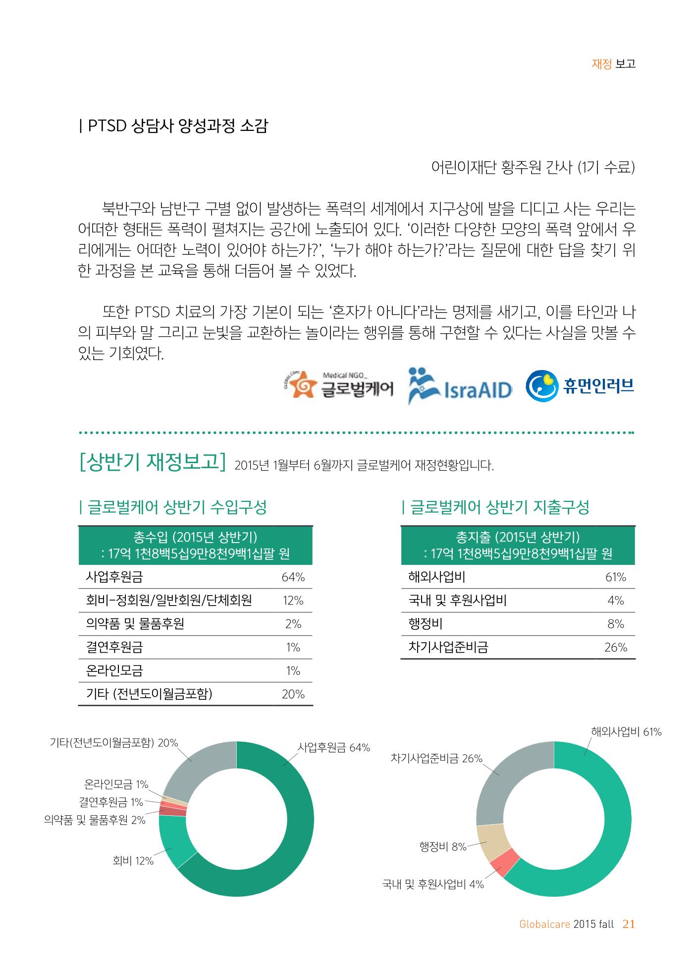 글로벌케어소식지 61호 21페이지