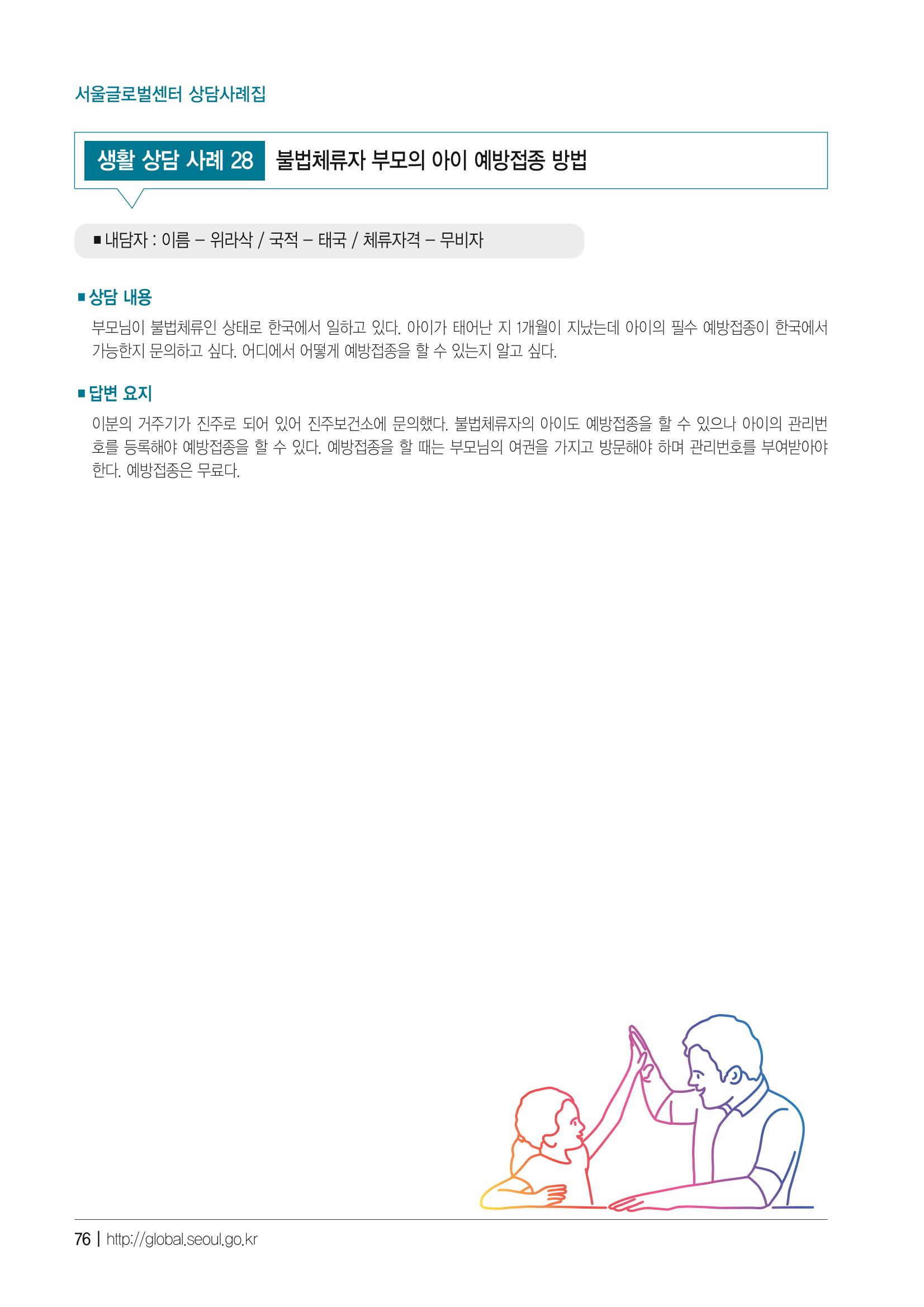 2021 서울글로벌센터 상담사례집 78페이지
