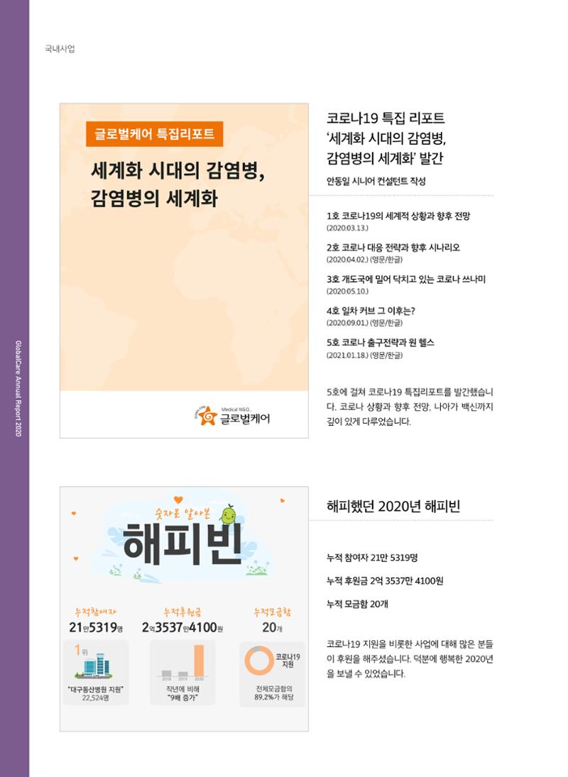 글로벌케어2020년 연차보고서 24페이지