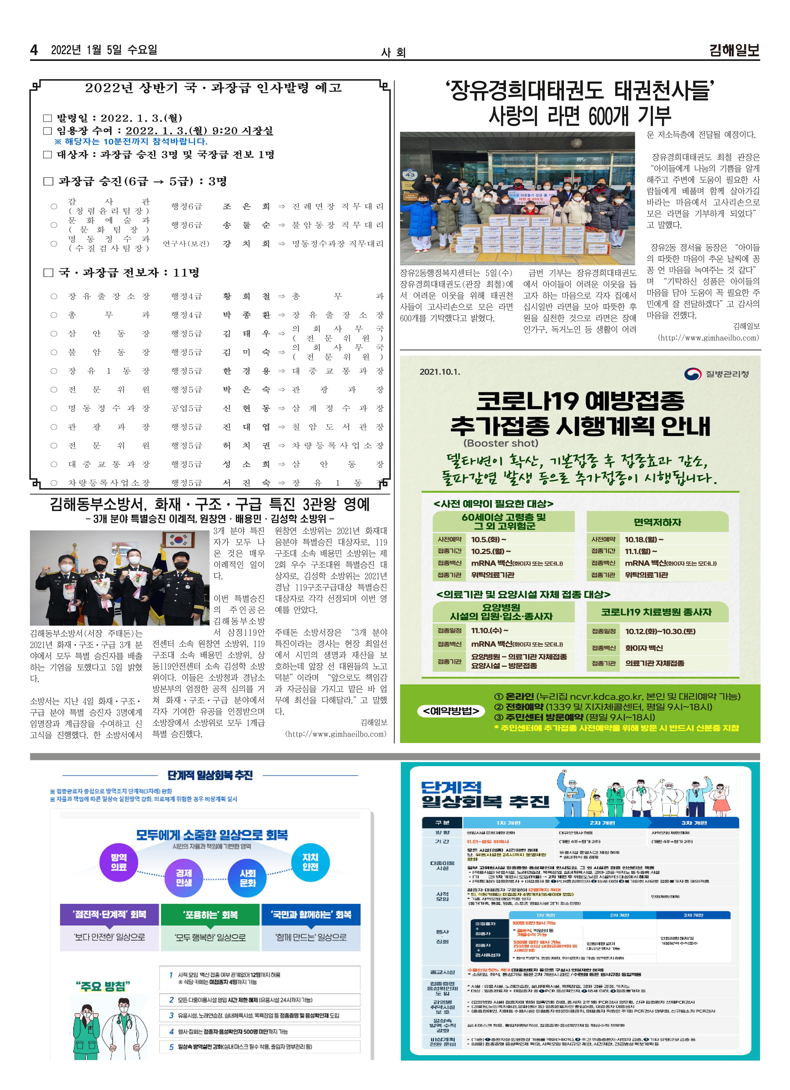 김해일보204호[2022-01-05] 4페이지