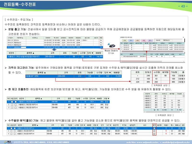 OneStop ERP 메뉴얼 44페이지