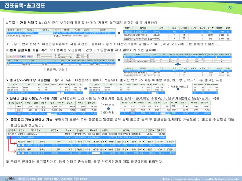 OneStop ERP 메뉴얼 52페이지