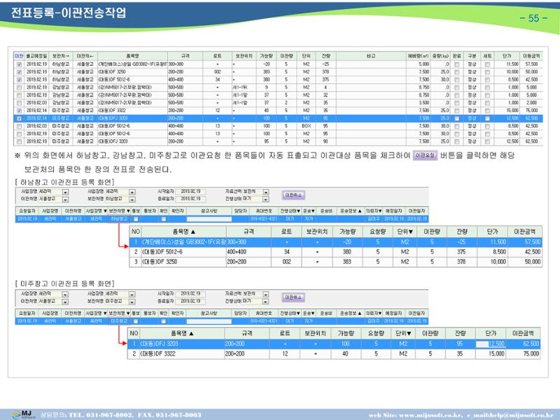 OneStop ERP 메뉴얼 56페이지