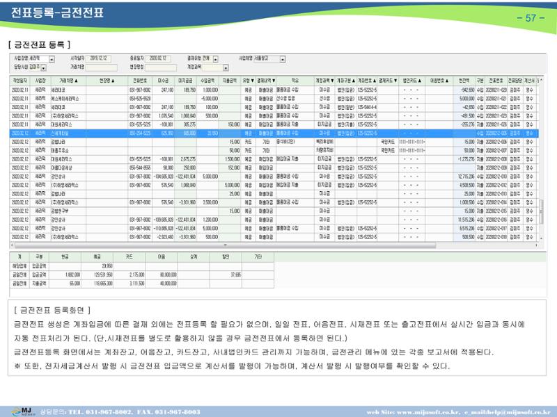OneStop ERP 메뉴얼 58페이지