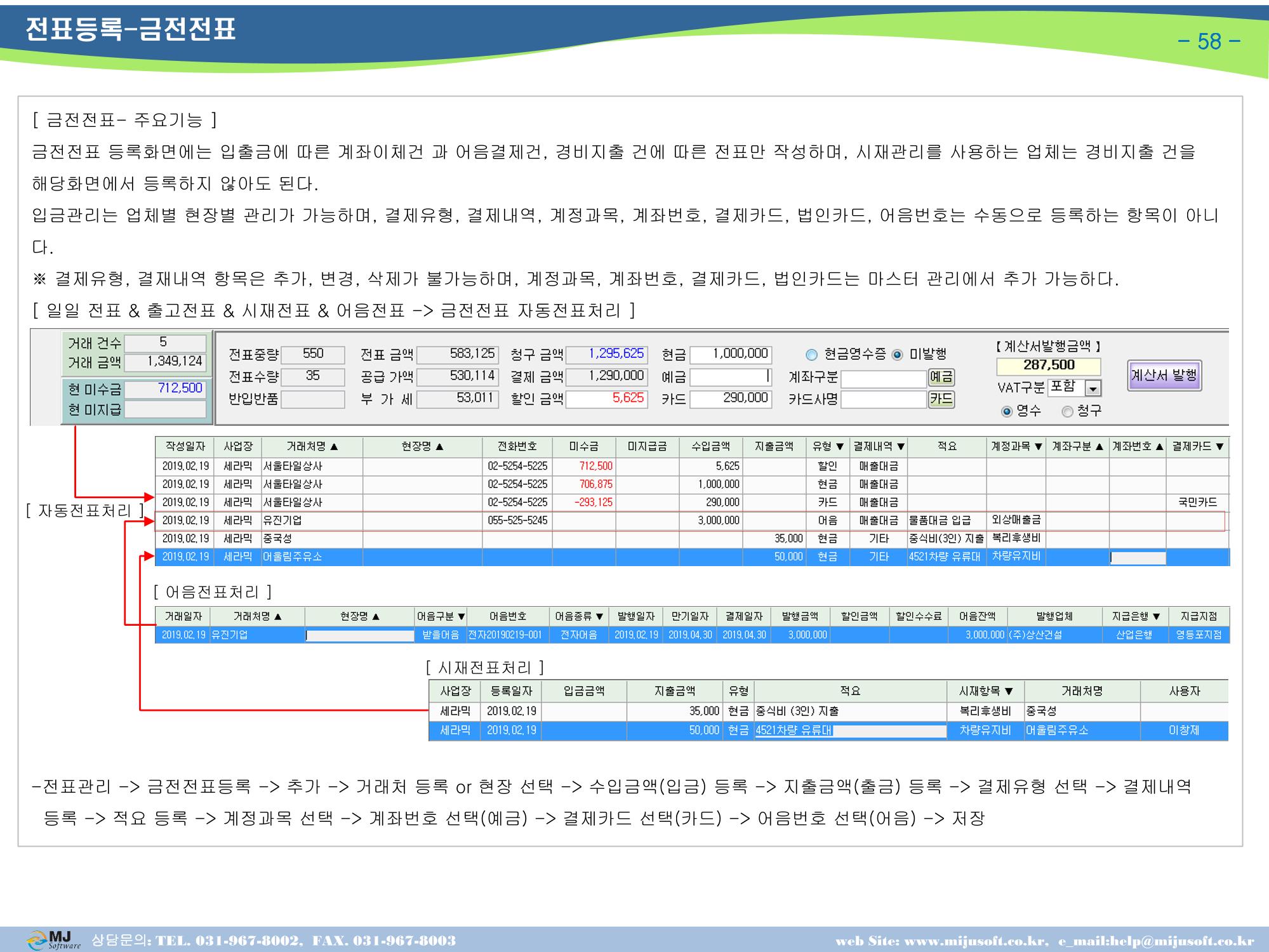 OneStop ERP 메뉴얼 59페이지