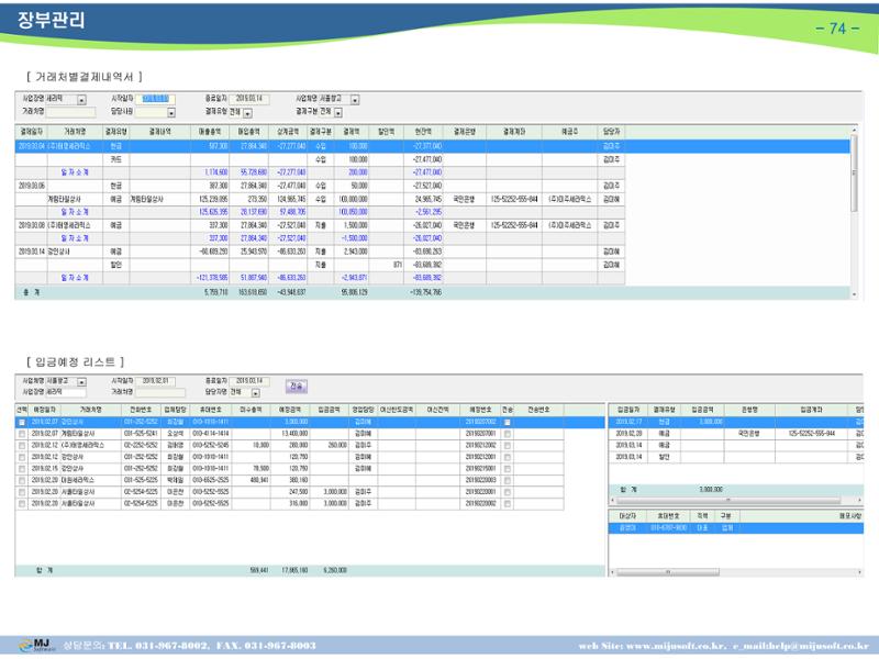 OneStop ERP 메뉴얼 75페이지