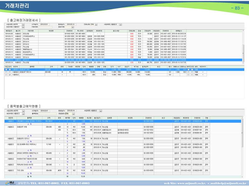 OneStop ERP 메뉴얼 85페이지