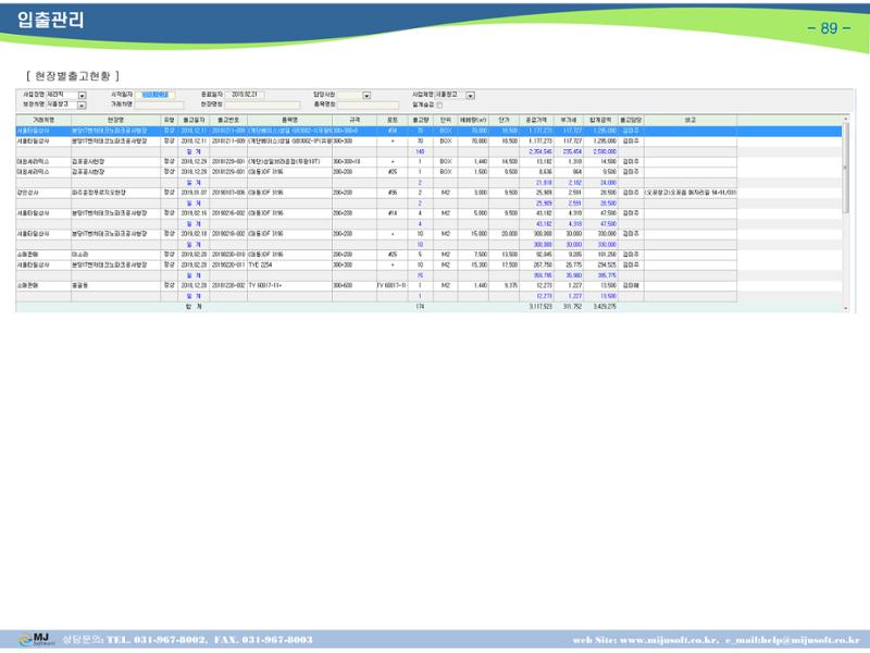 OneStop ERP 메뉴얼 91페이지