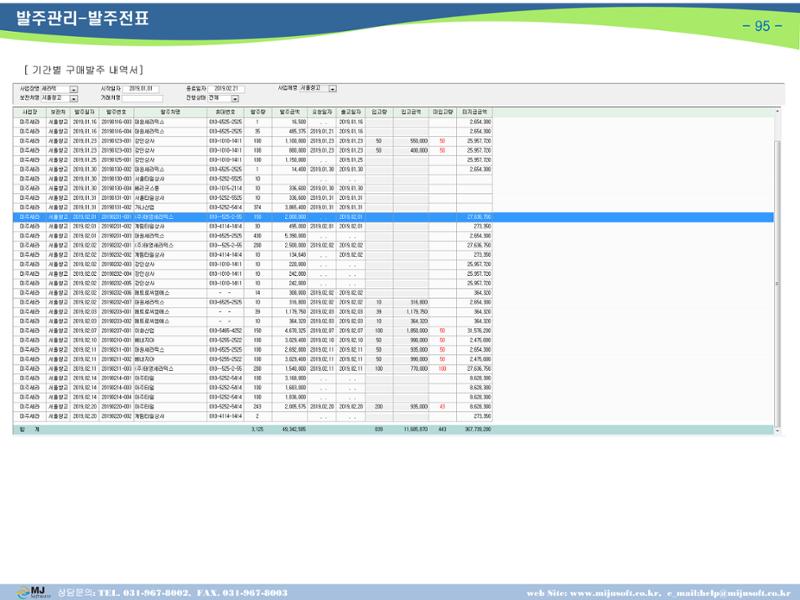 OneStop ERP 메뉴얼 97페이지