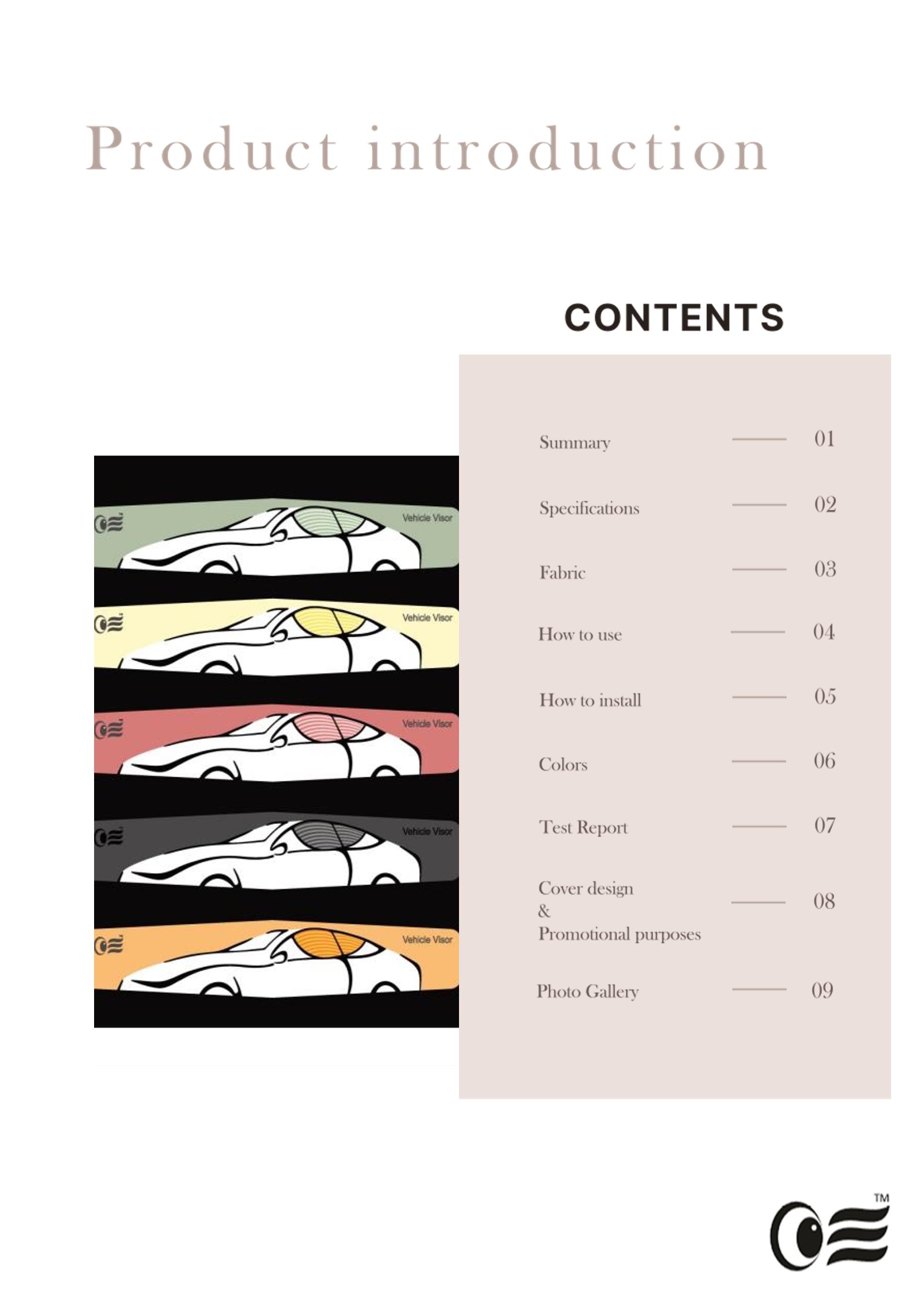 Vehicle visor_Product introduction 2페이지