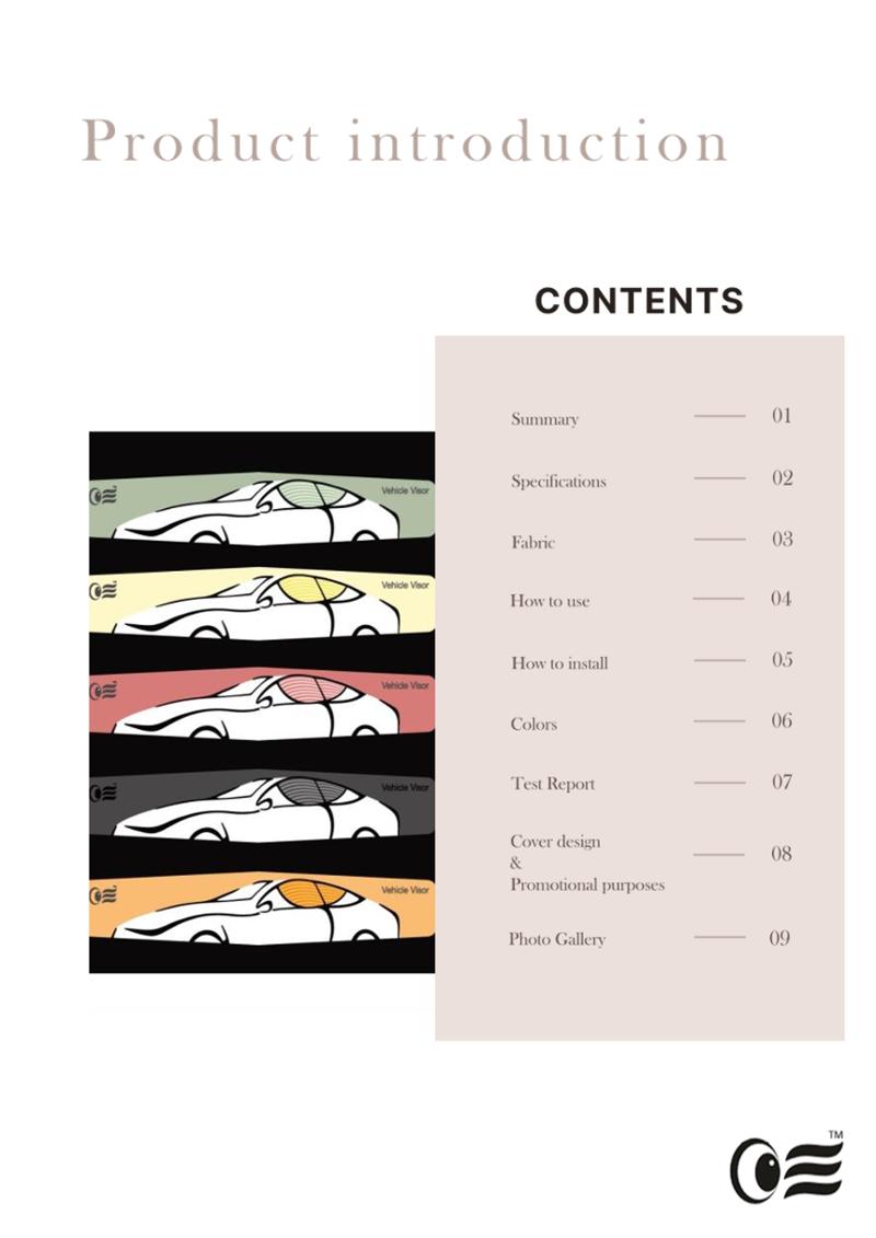 Vehicle visor_Product introduction 2페이지