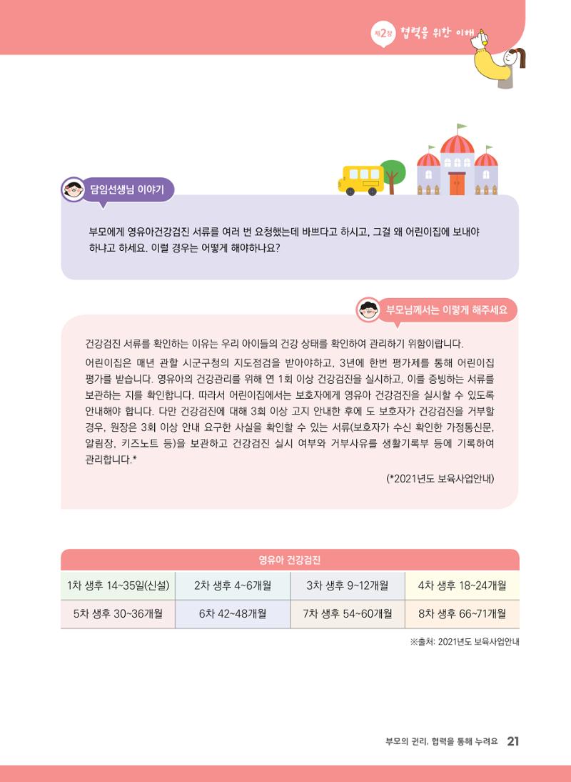 부모의 권리, 협력을 통해 누려요 22페이지