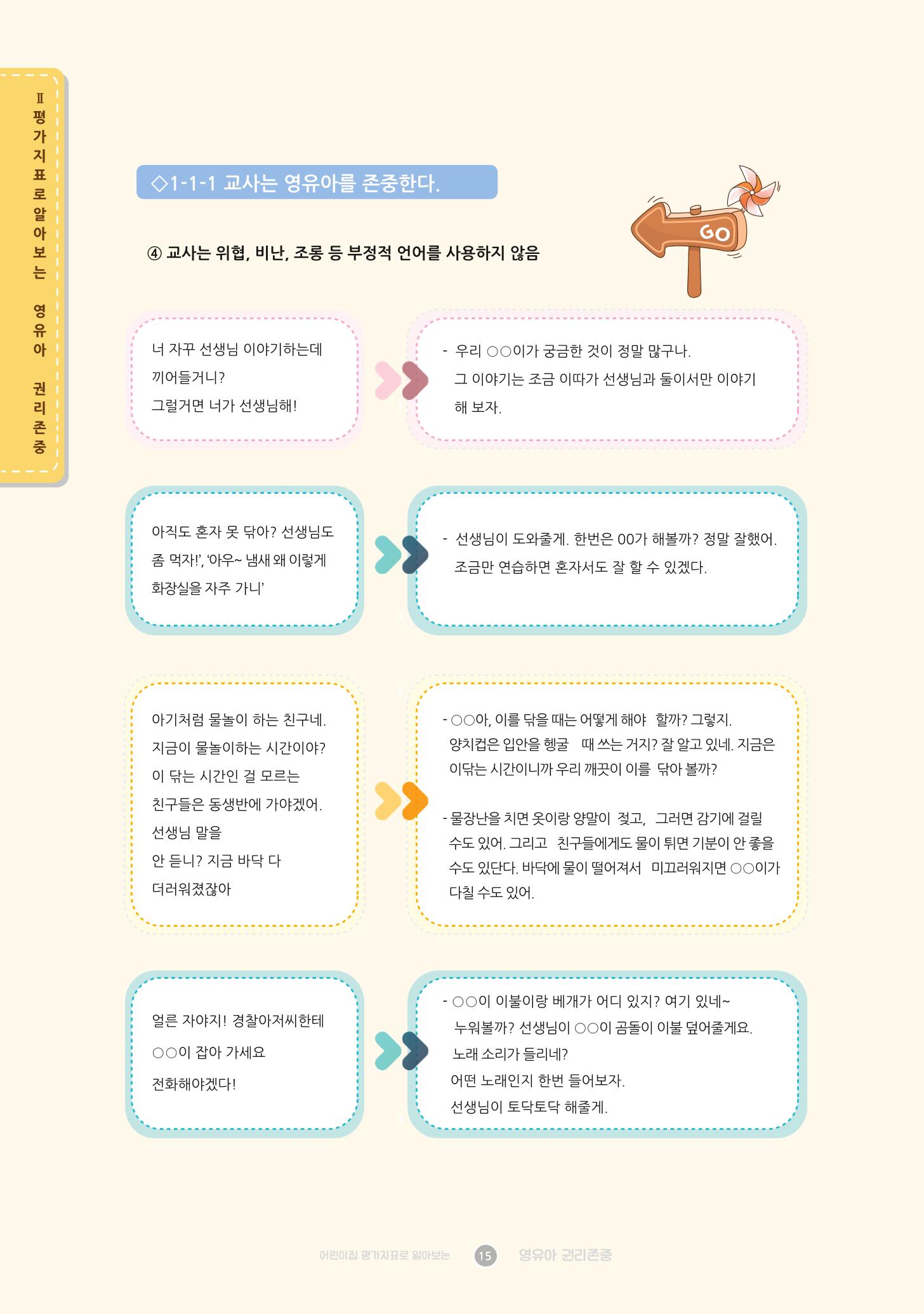 어린이집 평가지표로 알아보는 영유아권리존중 22페이지