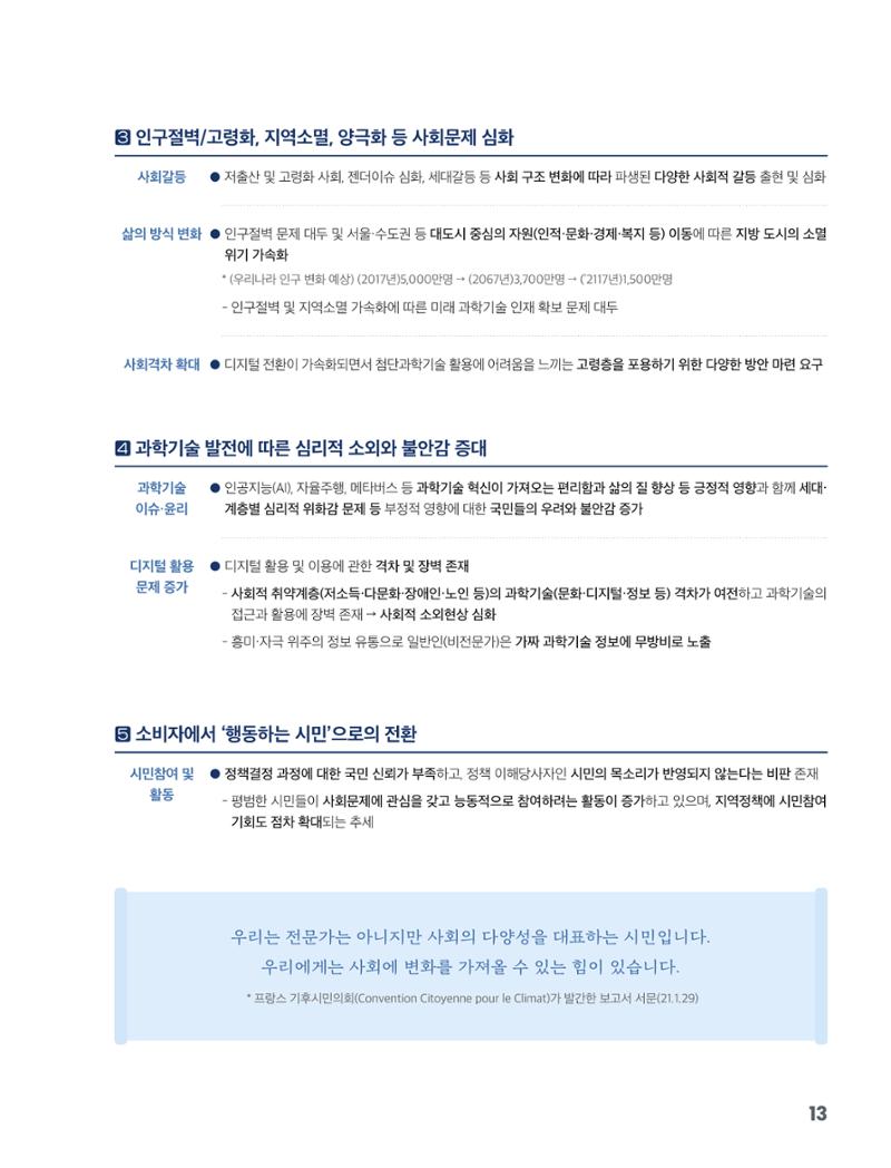과학기술문화 미래전략 보고서 요약본 15페이지
