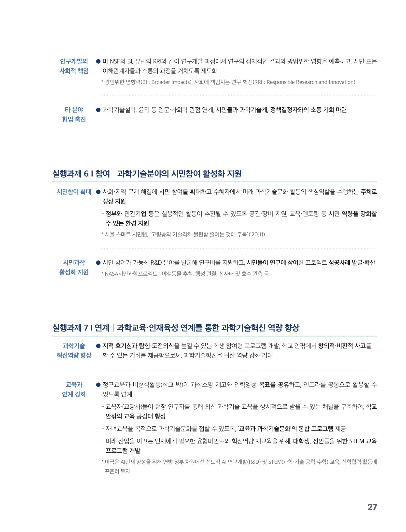 과학기술문화 미래전략 보고서 요약본 29페이지