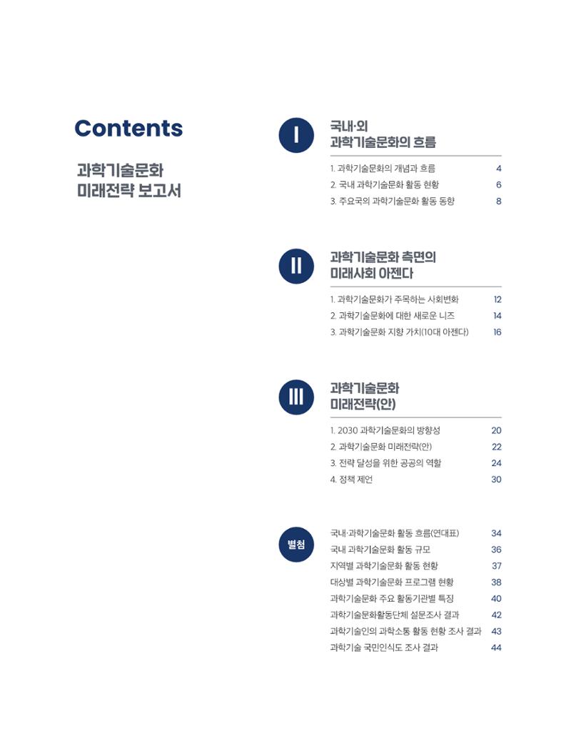과학기술문화 미래전략 보고서 요약본 3페이지