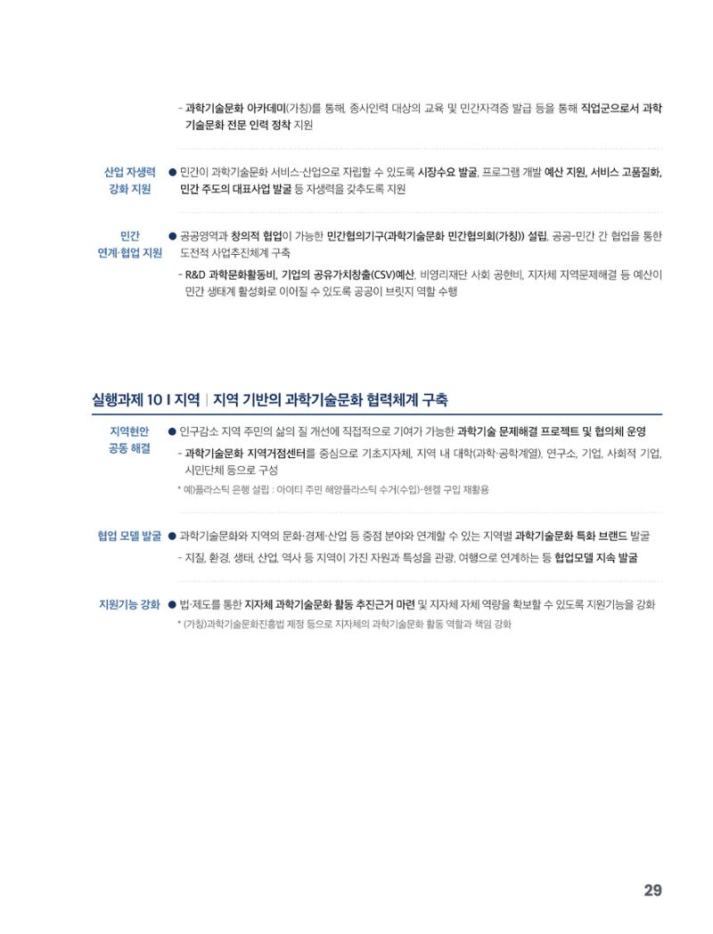 과학기술문화 미래전략 보고서 요약본 31페이지