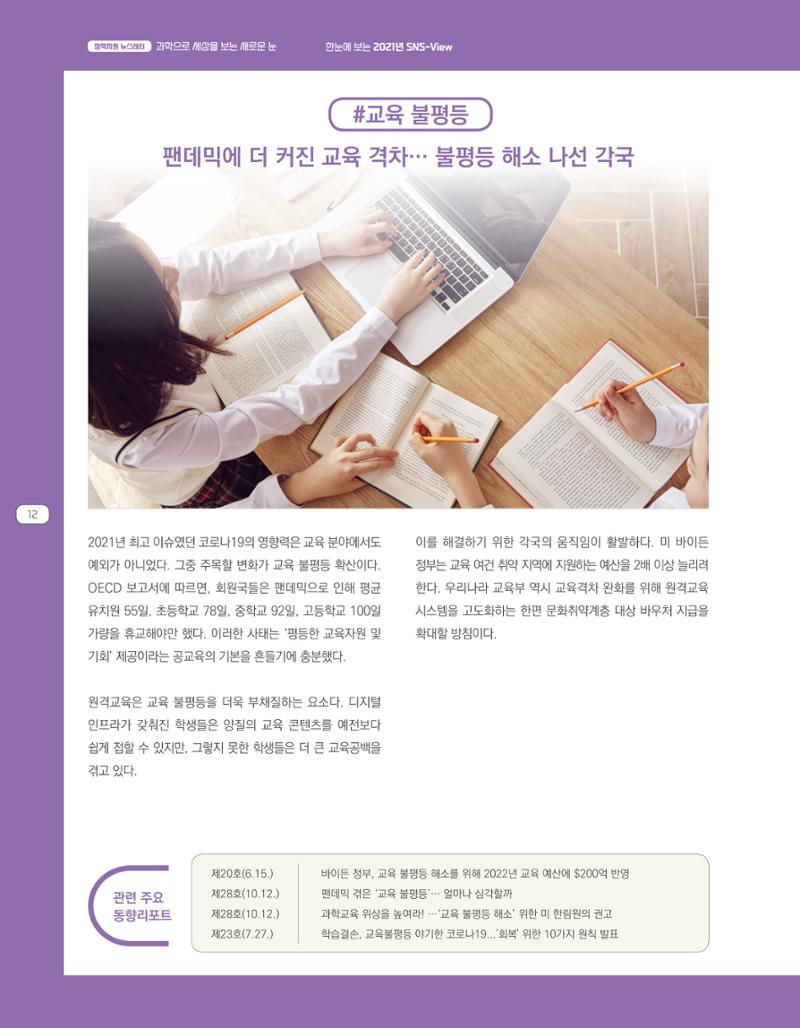 한눈에 보는 2021 KOFAC SNS-View 12페이지