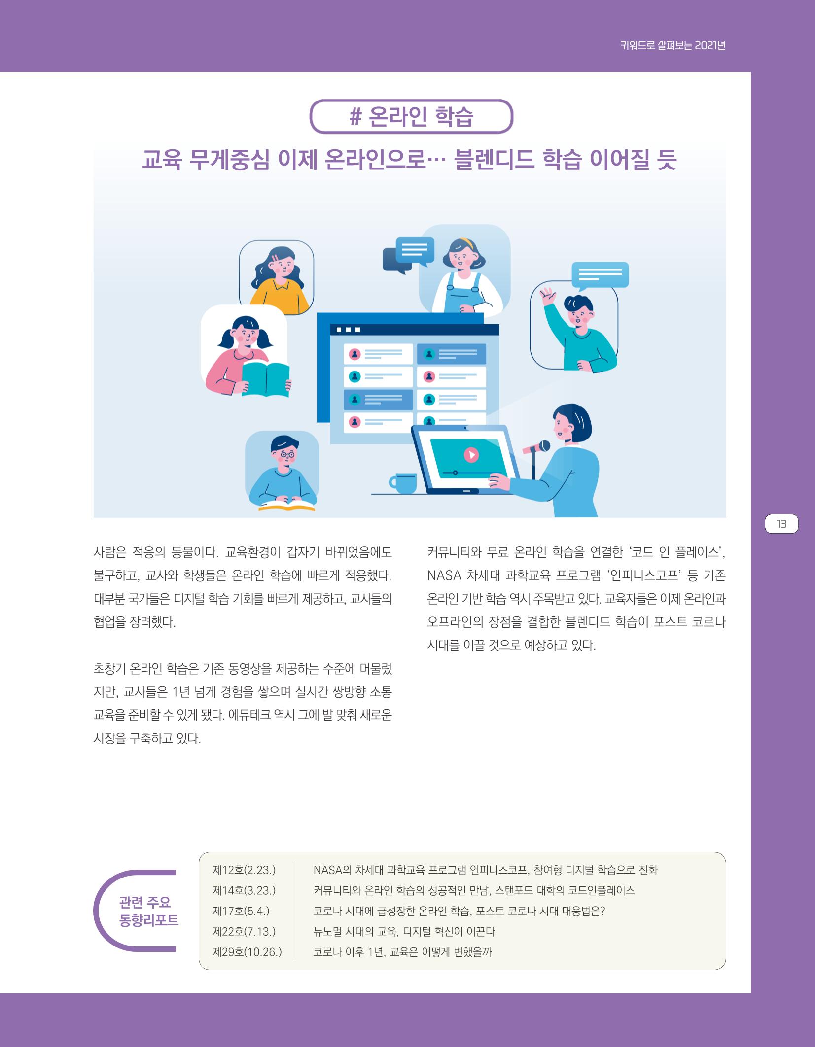 한눈에 보는 2021 KOFAC SNS-View 13페이지