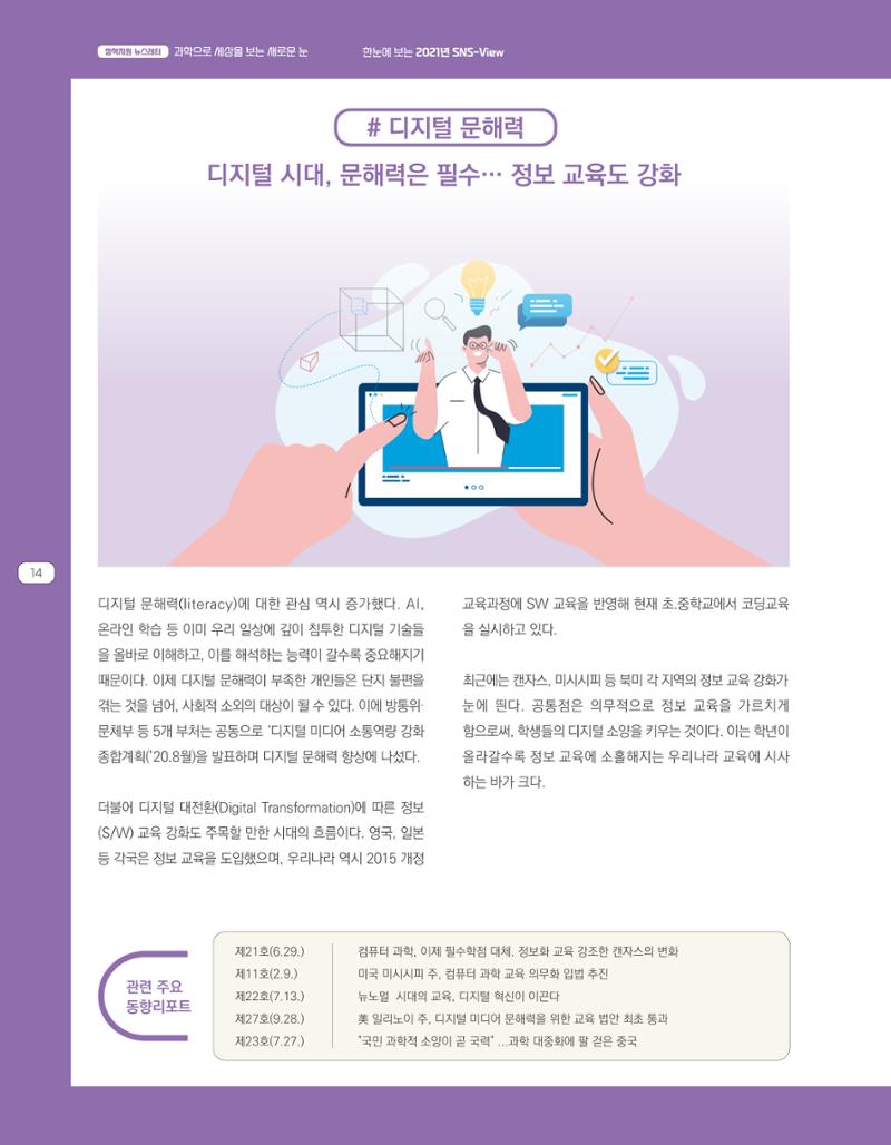 한눈에 보는 2021 KOFAC SNS-View 14페이지
