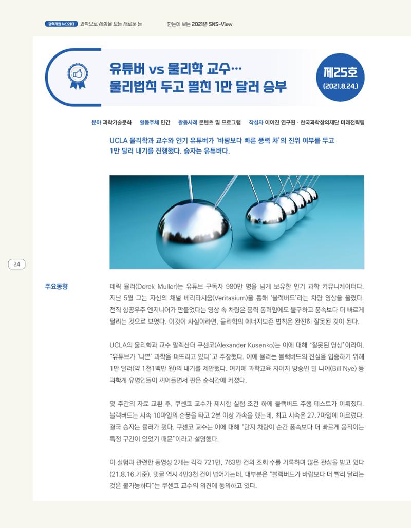 한눈에 보는 2021 KOFAC SNS-View 24페이지