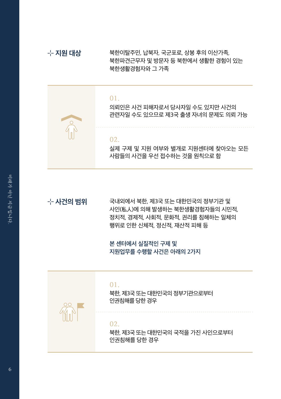 2022.01. 북한인권정보센터 인권침해지원센터 출범식 초청장 6페이지