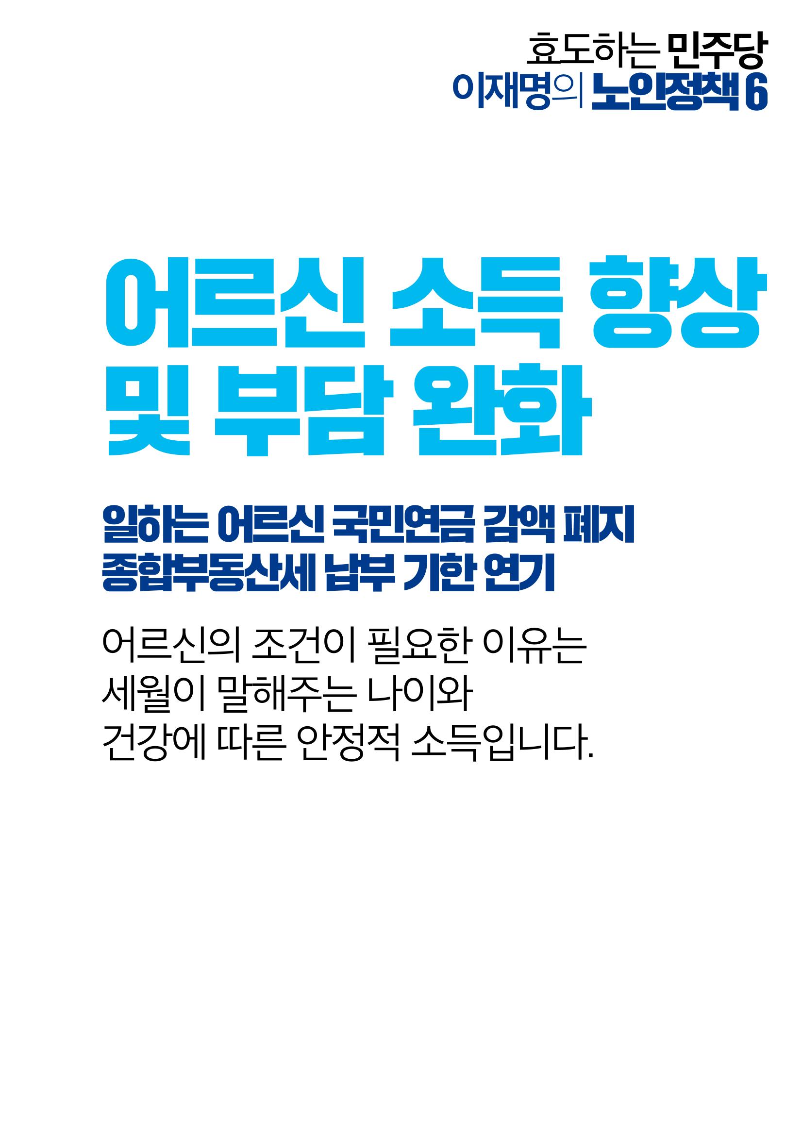 효도하는 이재명_어르신 공약 9페이지