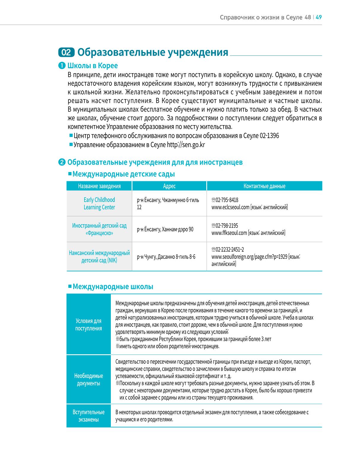 2022 Справочник о жизни в Сеуле 48페이지