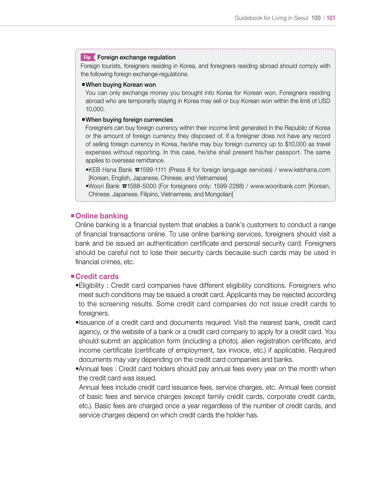 2022 Guidebook for Living in Seoul 100페이지