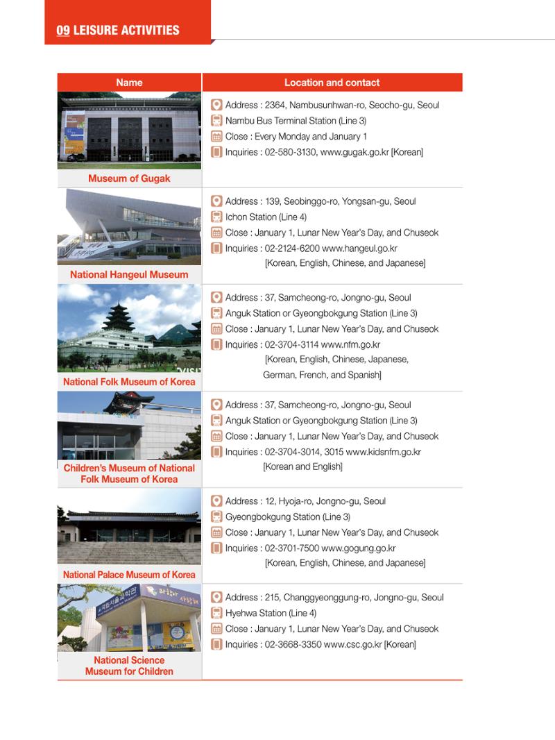 2022 Guidebook for Living in Seoul 109페이지
