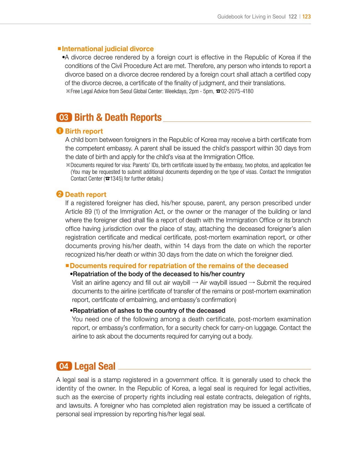 2022 Guidebook for Living in Seoul 122페이지