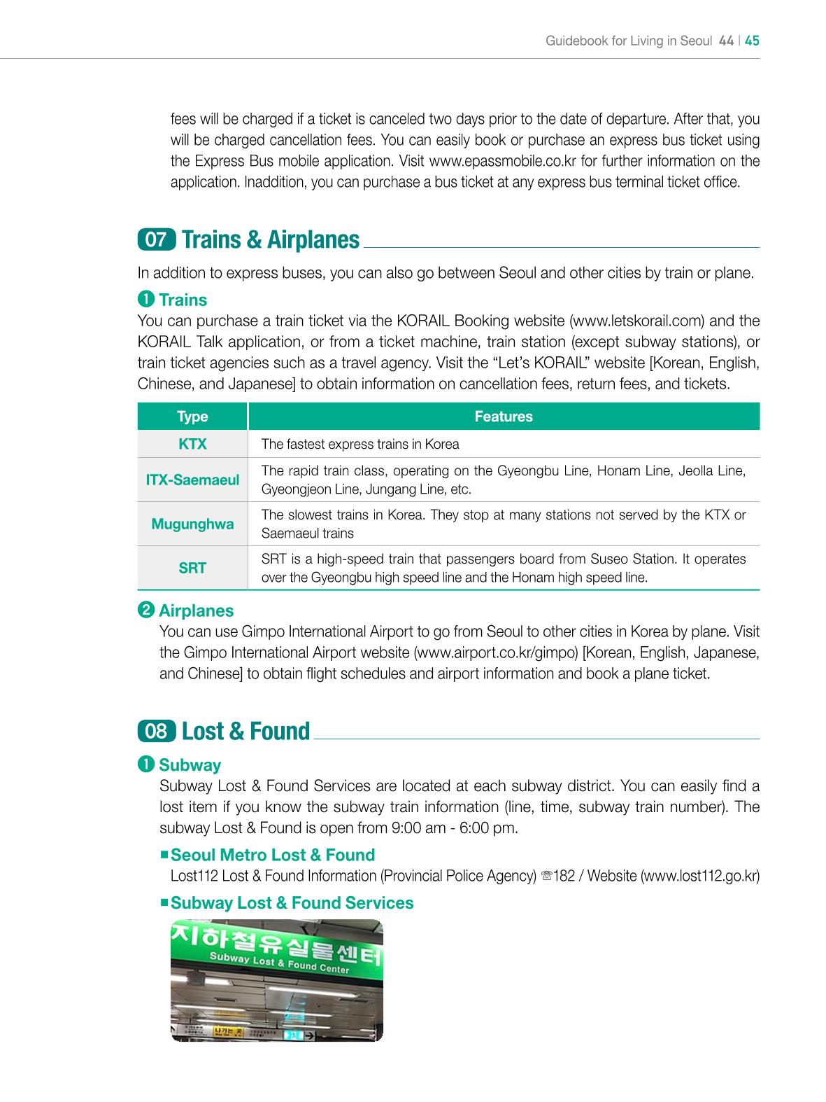 2022 Guidebook for Living in Seoul 44페이지