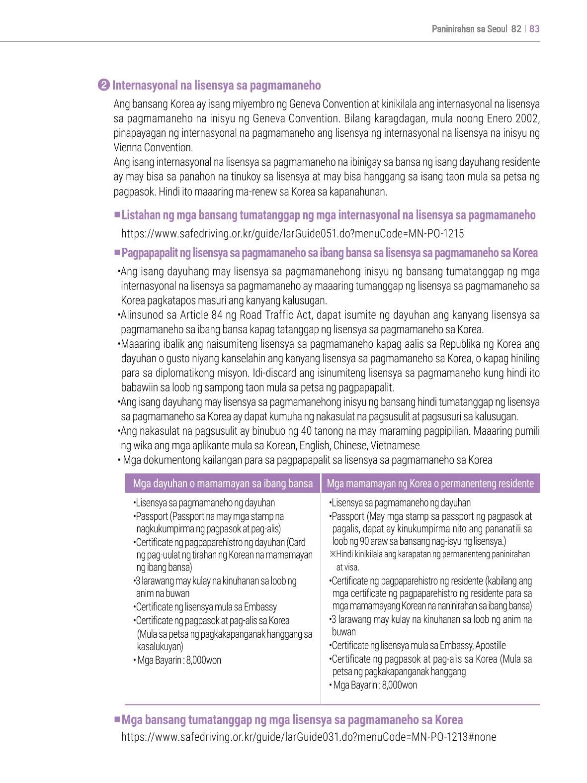 2022 Guidebook para sa Paninirahan sa Seoul 82페이지