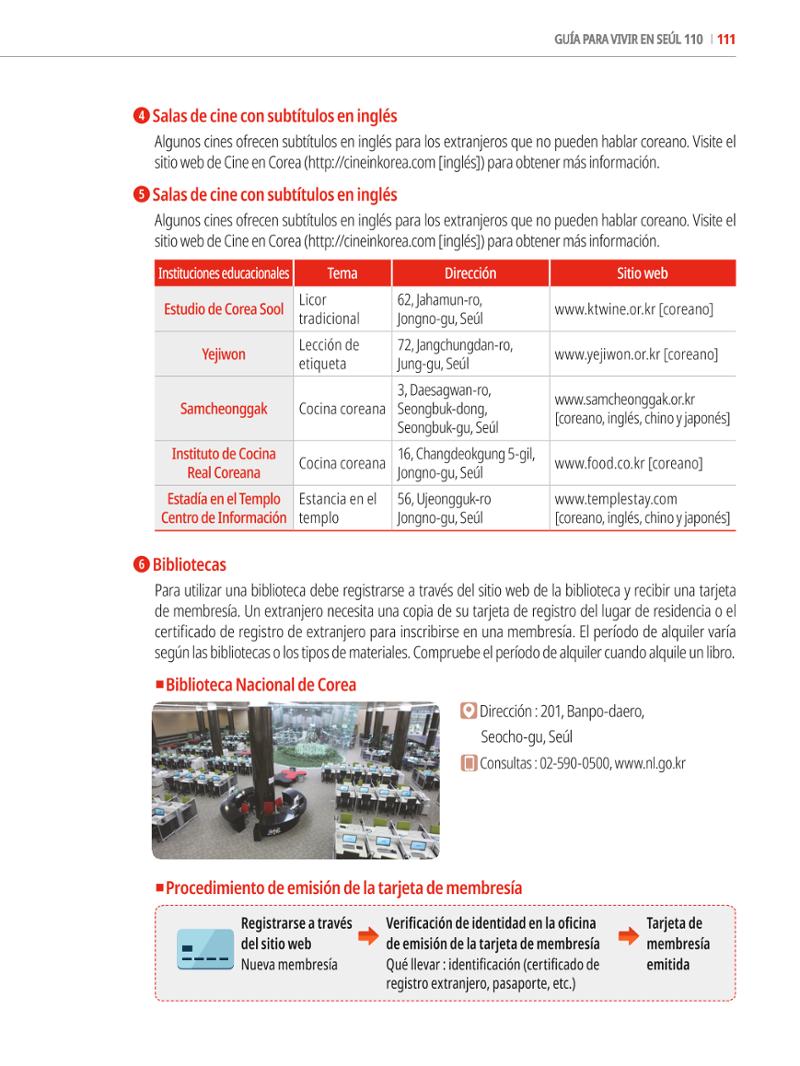 2022 Guía Indispensable para Vivir en Seúl 110페이지