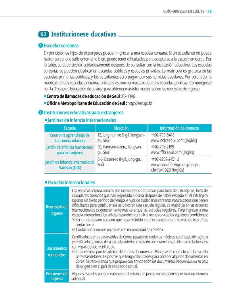 2022 Guía Indispensable para Vivir en Seúl 48페이지