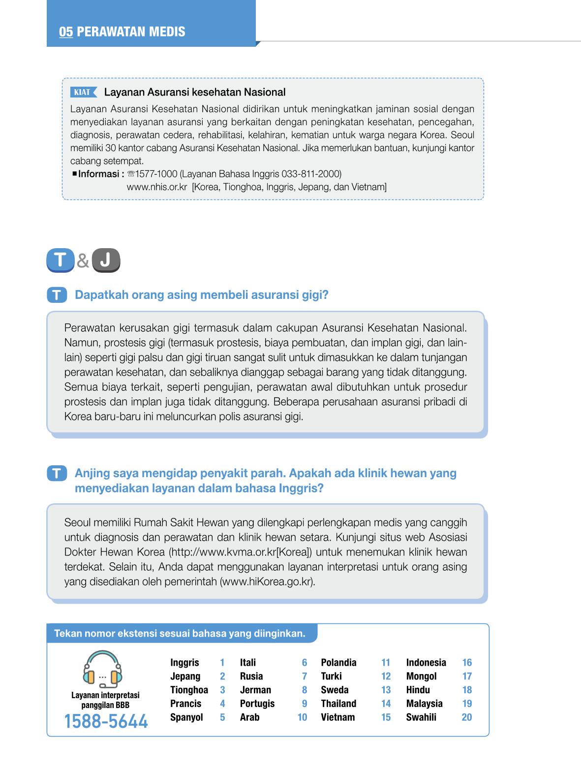 2022 Buku Petunjuk untuk Tinggal di Seoul 69페이지