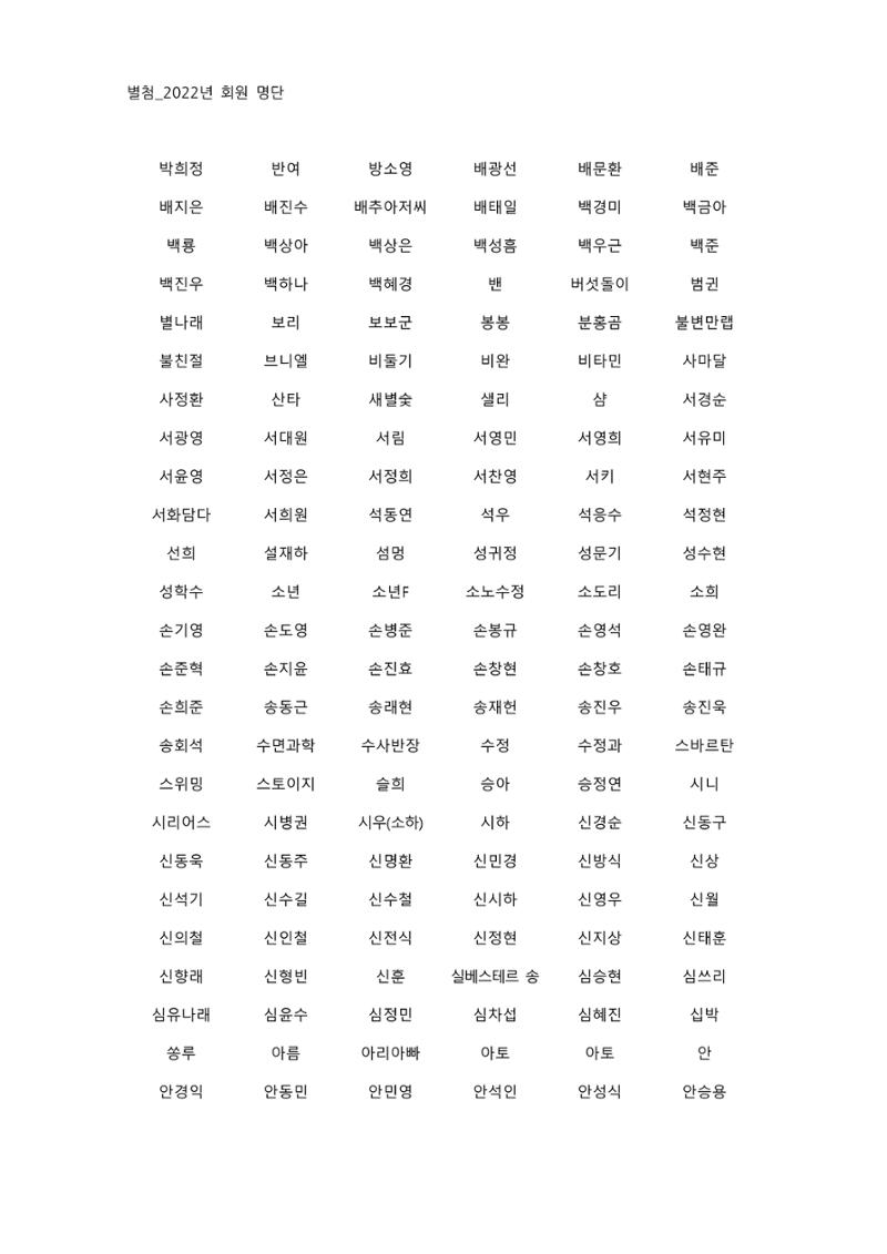 별첨 : 2022년 회원명단 8페이지