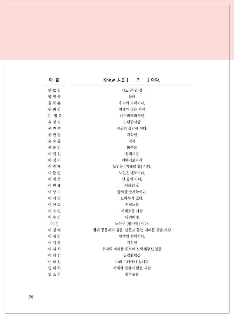 2021년「다움 : 나다움, 선배다움, 대화다움」두 번째 이야기 80페이지