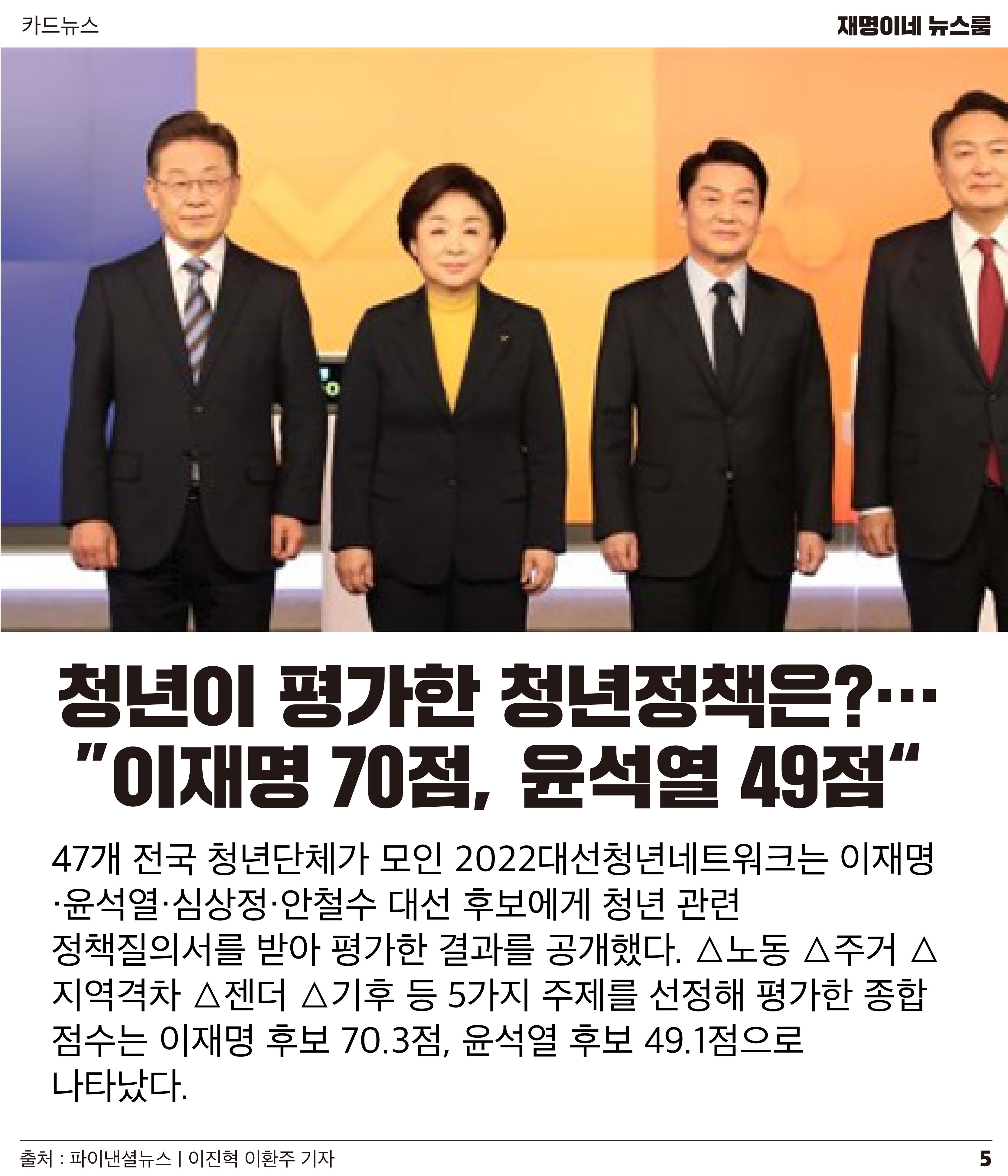 재명이네 뉴스룸 제34호 D-22 5페이지