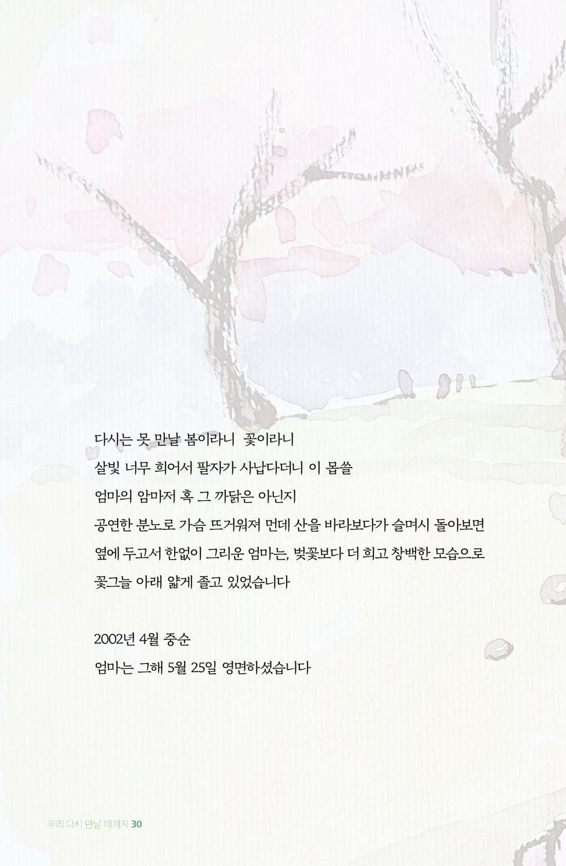 이상천 글집_ 우리 다시 만날때까지 30페이지