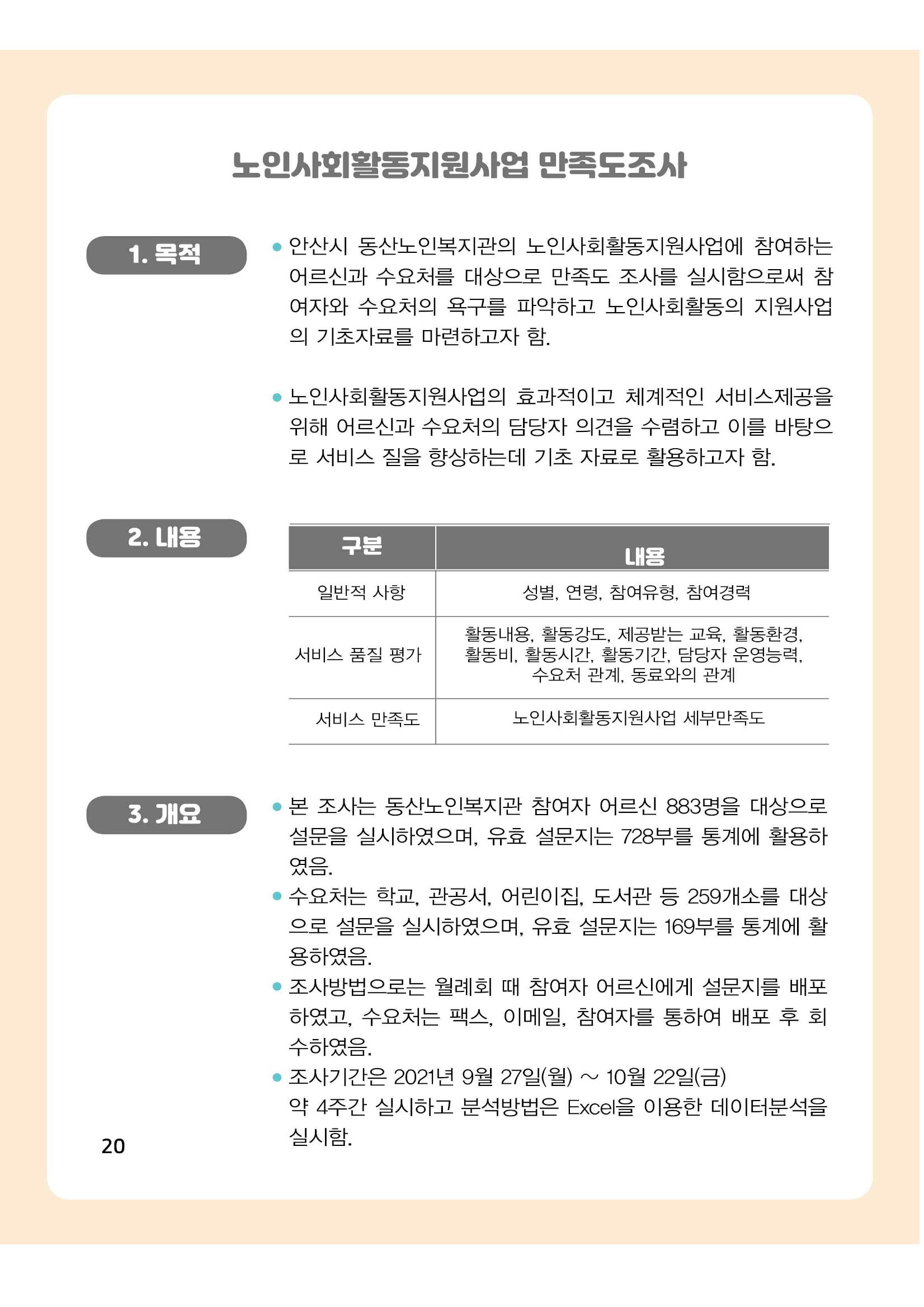 2021년 동산노인복지관 노인사회활동지원사업 활동보고서 20페이지