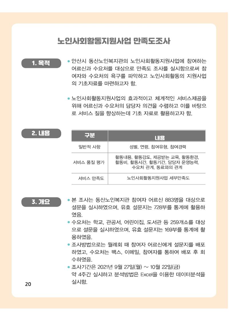 2021년 동산노인복지관 노인사회활동지원사업 활동보고서 20페이지